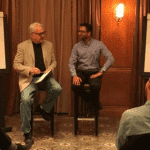 Ankush and Steve event for coaches in London talking about creativity